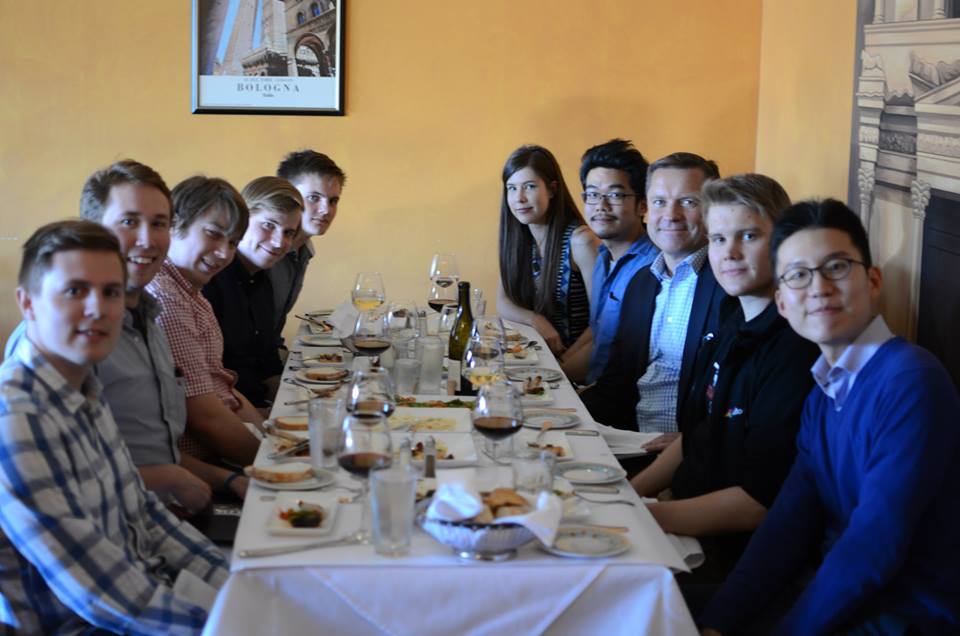 Dinner with Mårten Mickos, CEO of Eucalyptus Systems and former CEO of MySQL.